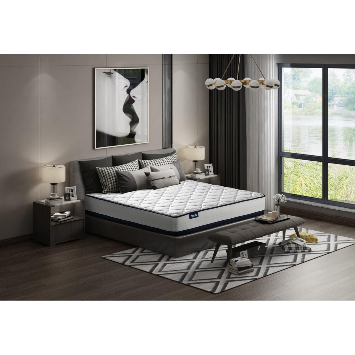  Comfi Mattress Comfi 1 Tight Top Mattress (Queen) IMAGE 14