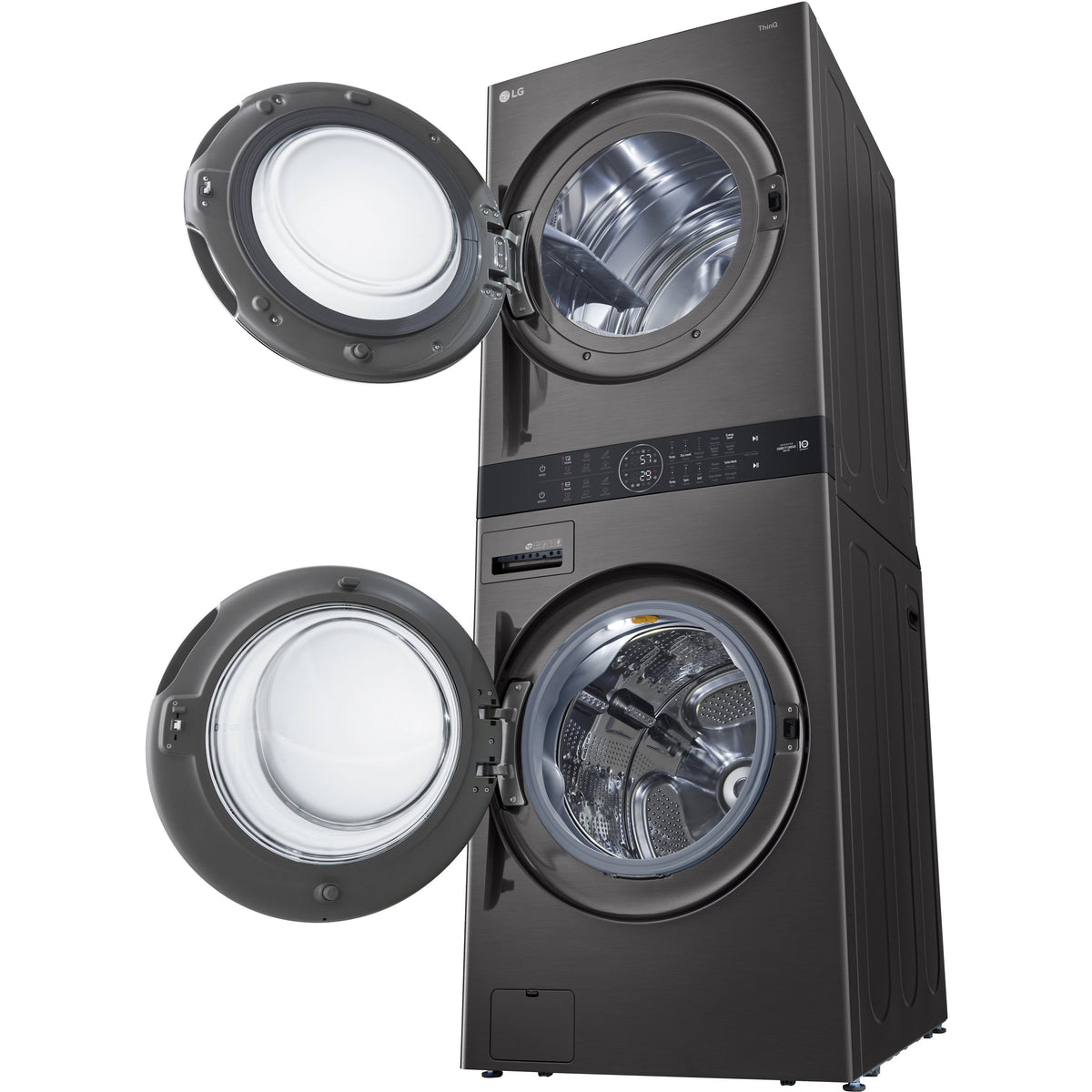  LG Stacked Washer/Dryer Electric Laundry Center with TurboWash™ 360 Technology WKEX200HBA IMAGE 9