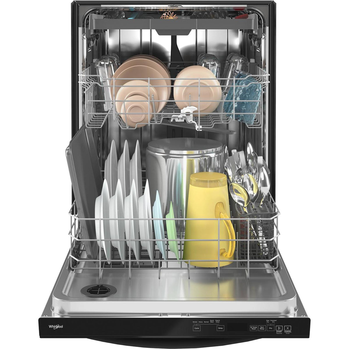  Whirlpool Built-in Dishwasher with Sani Rinse Option WDT750SAKB IMAGE 5