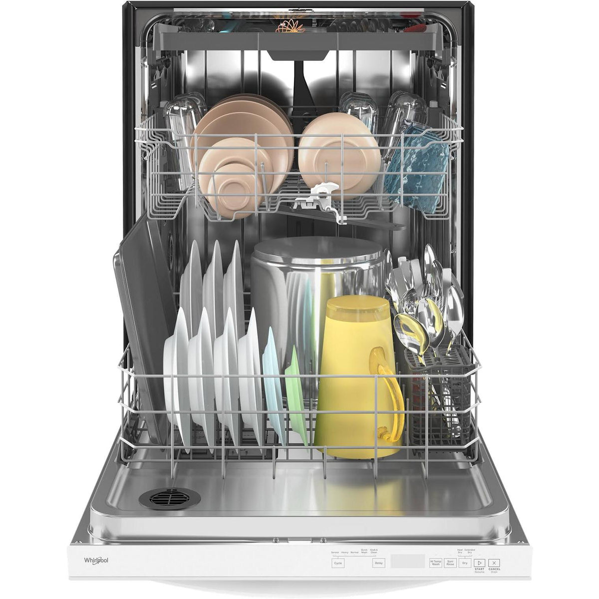  Whirlpool Built-in Dishwasher with Sani Rinse Option WDT750SAKW IMAGE 5