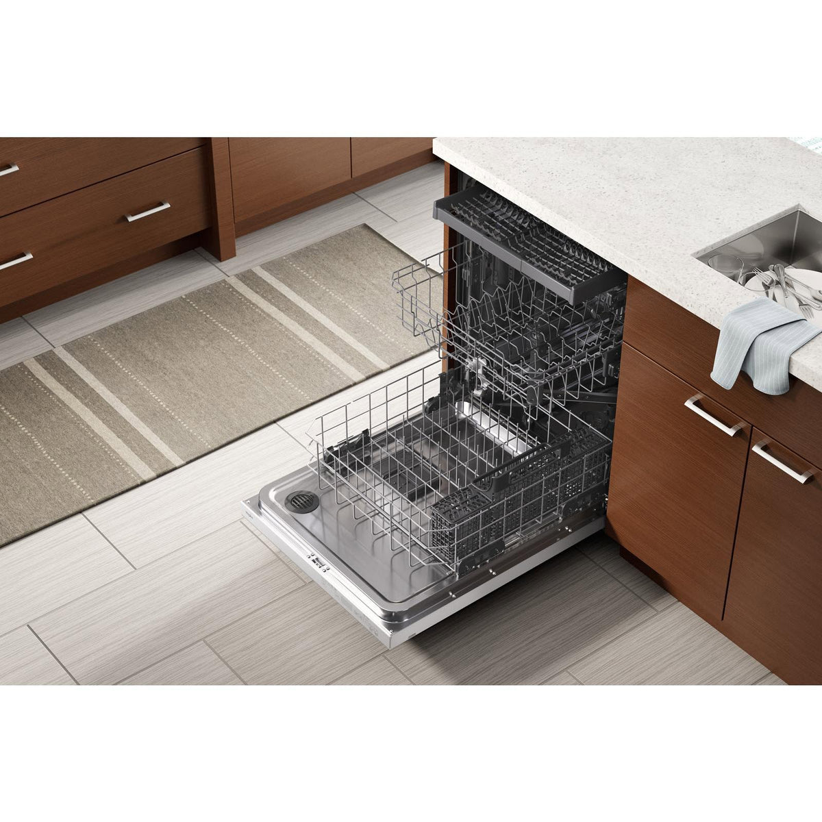  Whirlpool Built-in Dishwasher with Sani Rinse Option WDT750SAKW IMAGE 6