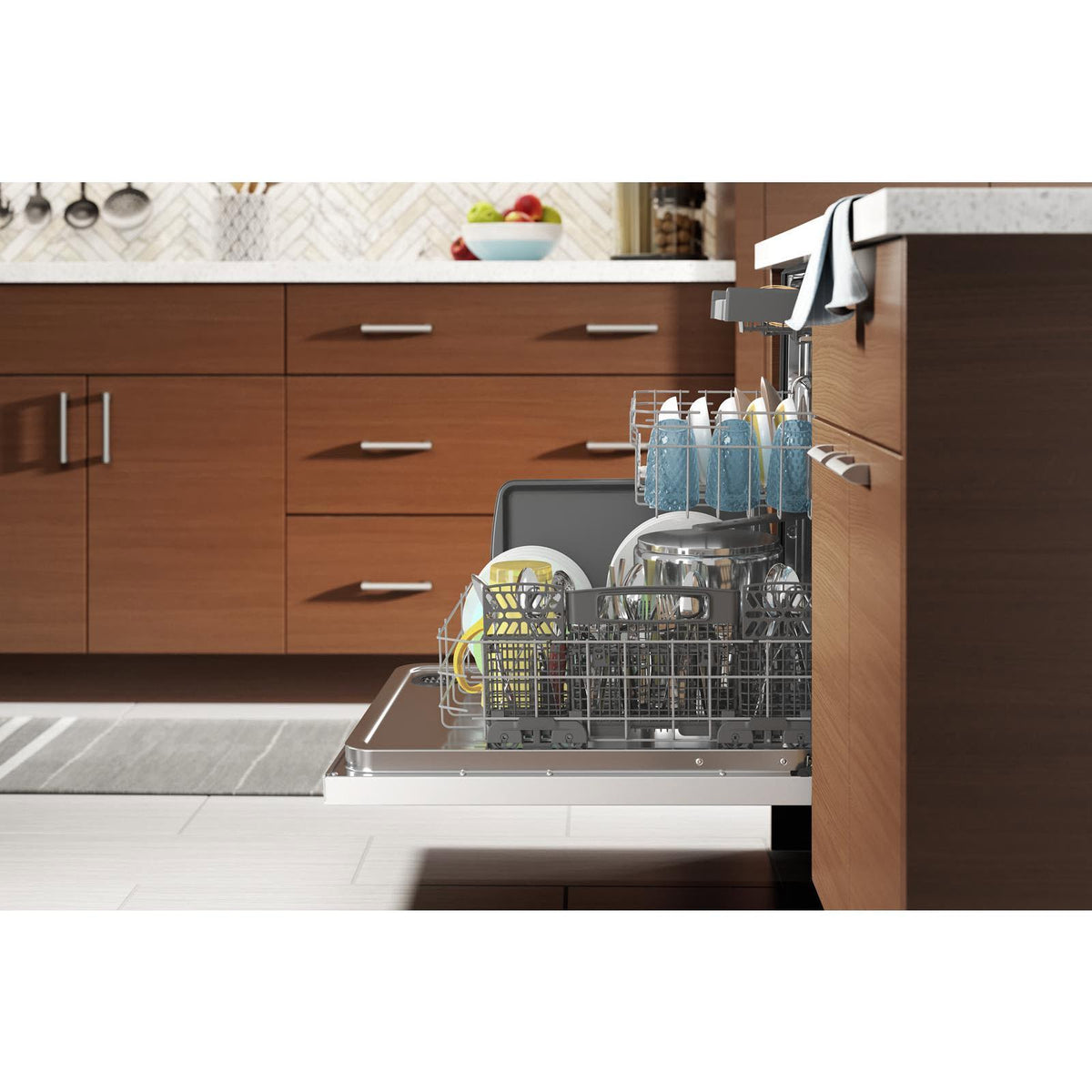  Whirlpool Built-in Dishwasher with Sani Rinse Option WDT750SAKW IMAGE 9