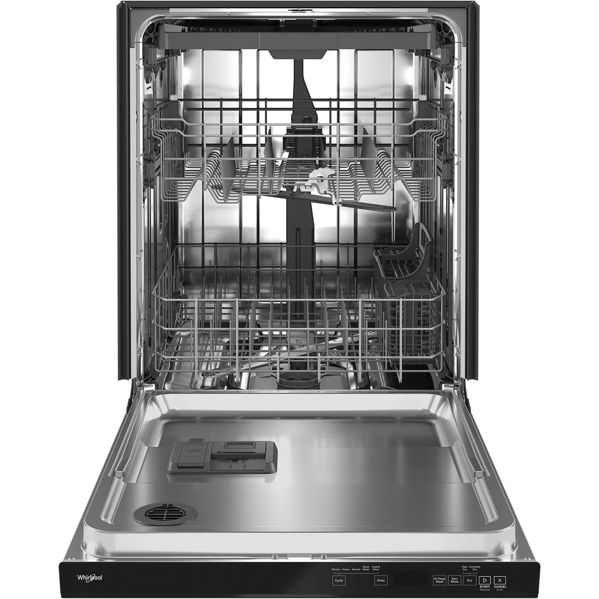  Whirlpool Built-in Dishwasher with Sani Rinse® Option WDTA50SAKB IMAGE 2