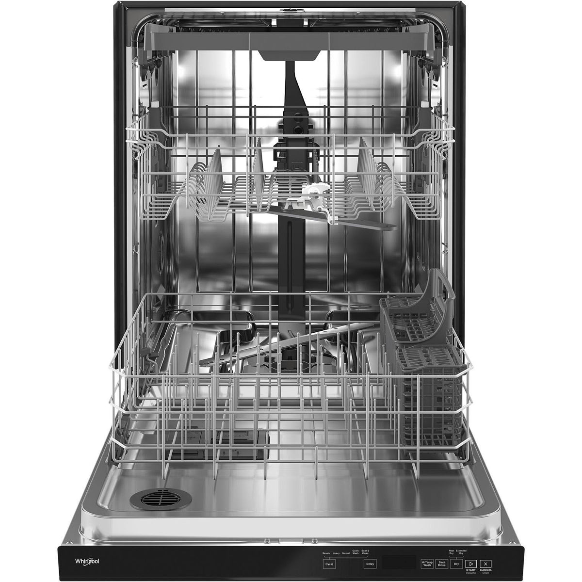  Whirlpool Built-in Dishwasher with Sani Rinse® Option WDTA50SAKB IMAGE 3