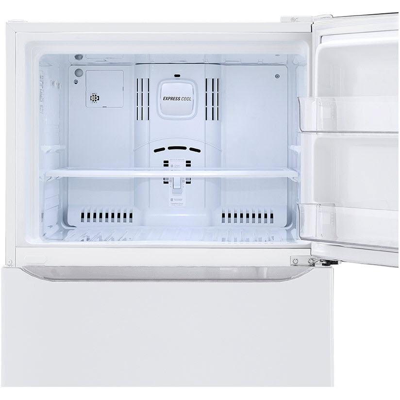  LG 30-inch, 20.2 cu.ft. Freestanding Top Freezer Refrigerator with Smart Diagnosis™ LTCS20020W IMAGE 10