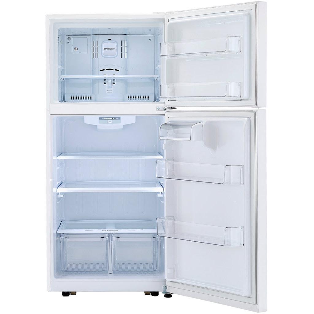  LG 30-inch, 20.2 cu.ft. Freestanding Top Freezer Refrigerator with Smart Diagnosis™ LTCS20020W IMAGE 9