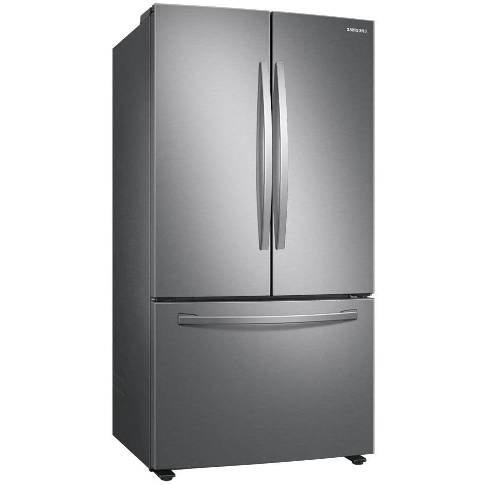  Samsung 36-inch, 28.2 cu.ft. Freestanding French 3-Door Refrigerator with Space Max™ Technology RF28T5A01SR/AA IMAGE 2