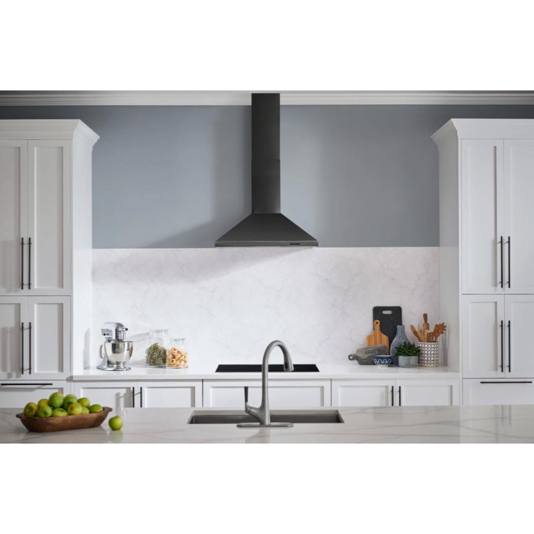  Broan 30-inch EW48 Series Wall Mount Range Hood EW4830BLS IMAGE 8