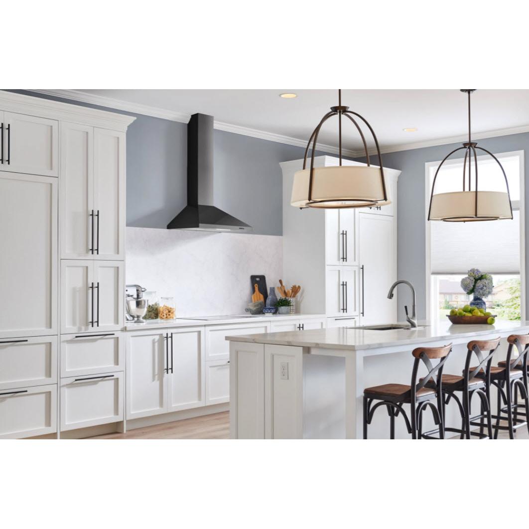  Broan 30-inch EW48 Series Wall Mount Range Hood EW4830BLS IMAGE 9