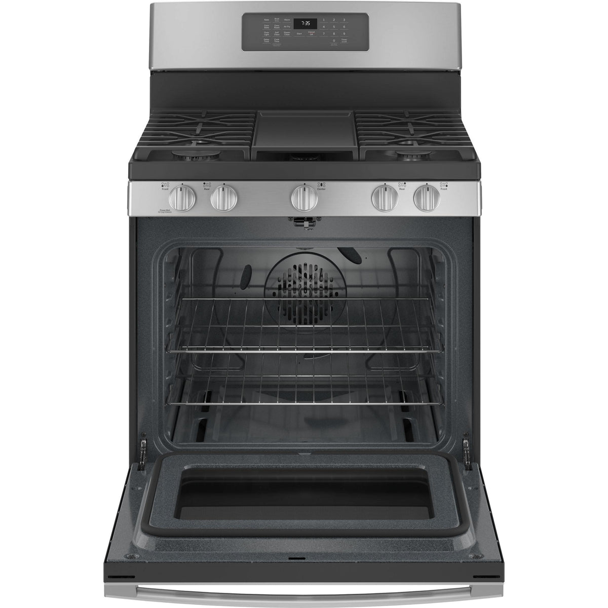  GE 30-inch Freestanding Gas Range with Convection Technology JCGB735SPSS IMAGE 2