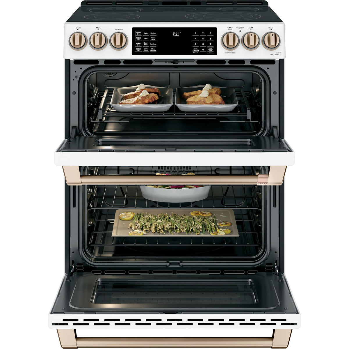  Café 30-inch Slide-in Electric Range with Convection CCES750P4MW2 IMAGE 4
