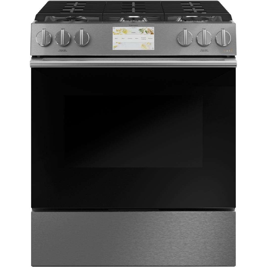  Café 30-inch Slide-in Dual-Fuel Range with Convection Technology CC2S900M2NS5 IMAGE 1