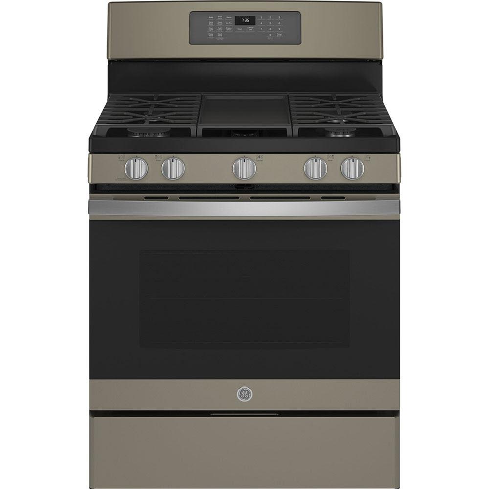  GE 30-inch Freestanding Gas Range with Convection Technology JCGB735EPES IMAGE 1