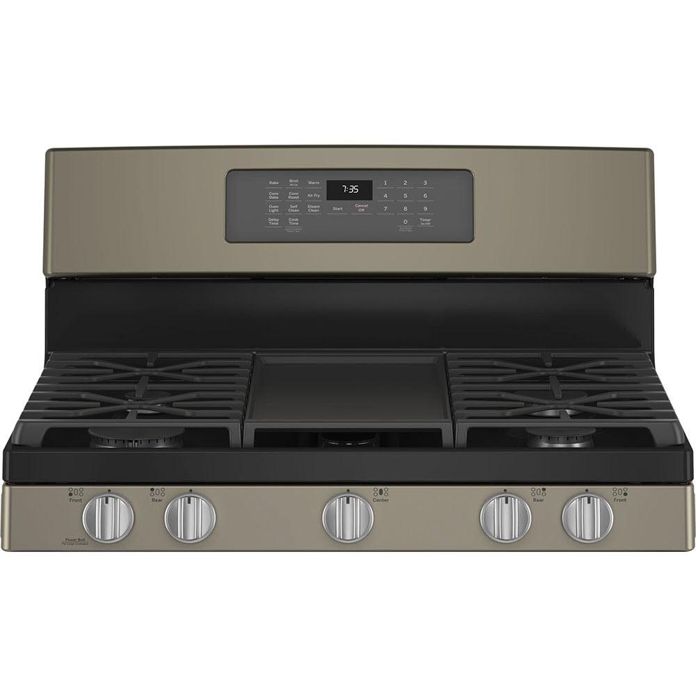  GE 30-inch Freestanding Gas Range with Convection Technology JCGB735EPES IMAGE 3