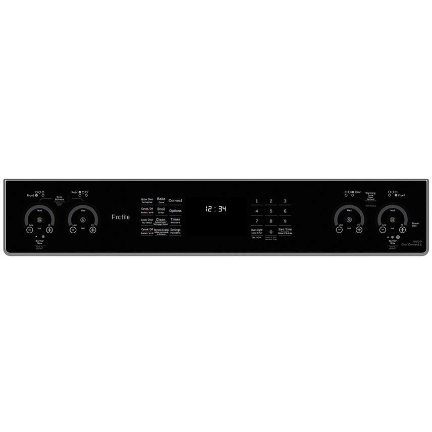  GE Profile 30-inch Slide-in Electric Range with True European Convection Technology PCS980YMFS IMAGE 4