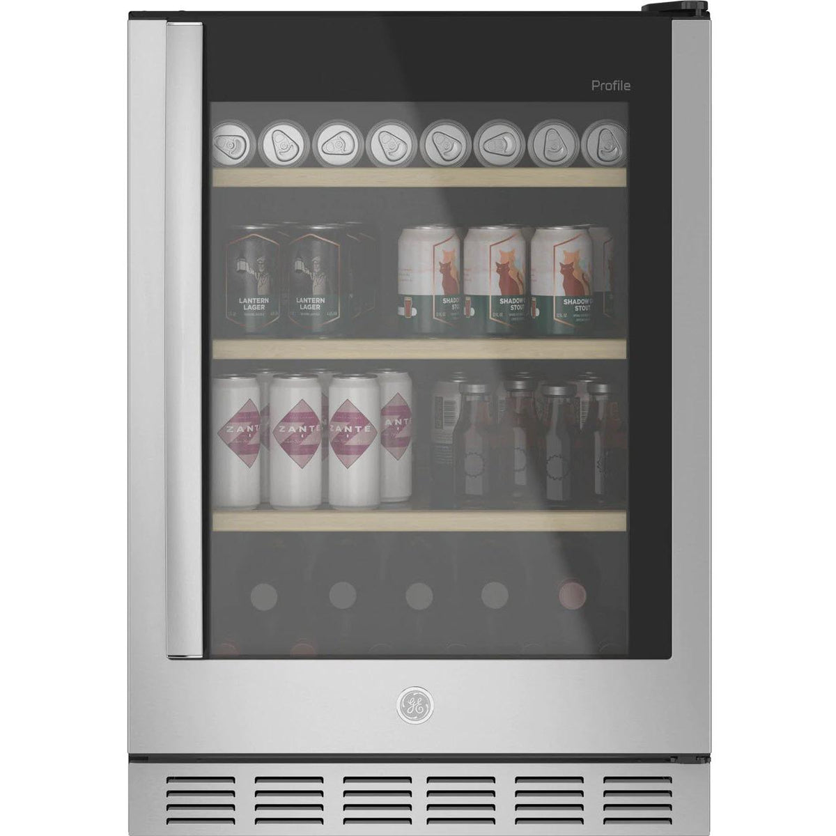  GE Profile 5.1 cu.ft. Freestanding Beverage Center with Digital Temperature Controls PVS06BSPSS IMAGE 3