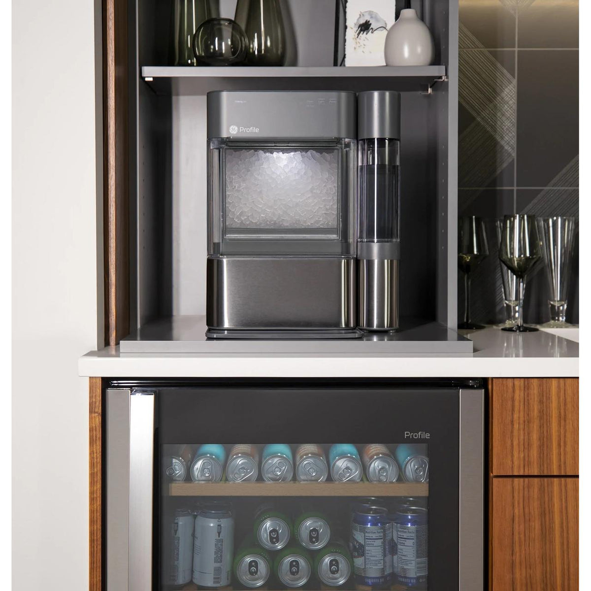  GE Profile 5.1 cu.ft. Freestanding Beverage Center with Digital Temperature Controls PVS06BSPSS IMAGE 8