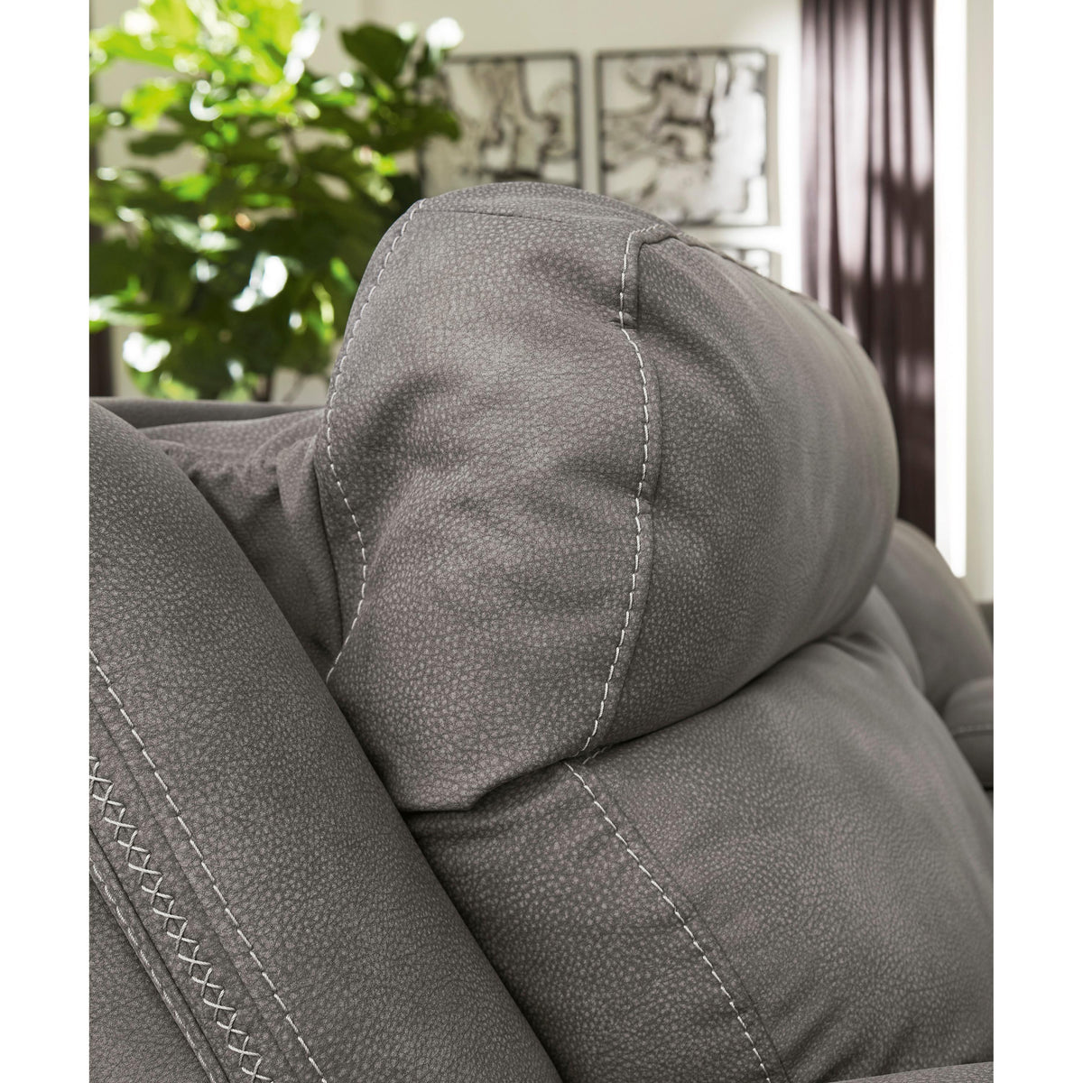 Signature Design by Ashley Next-Gen Durapella 5930147 2 Seat Power Reclining Sofa Adjustable Headrest IMAGE 7