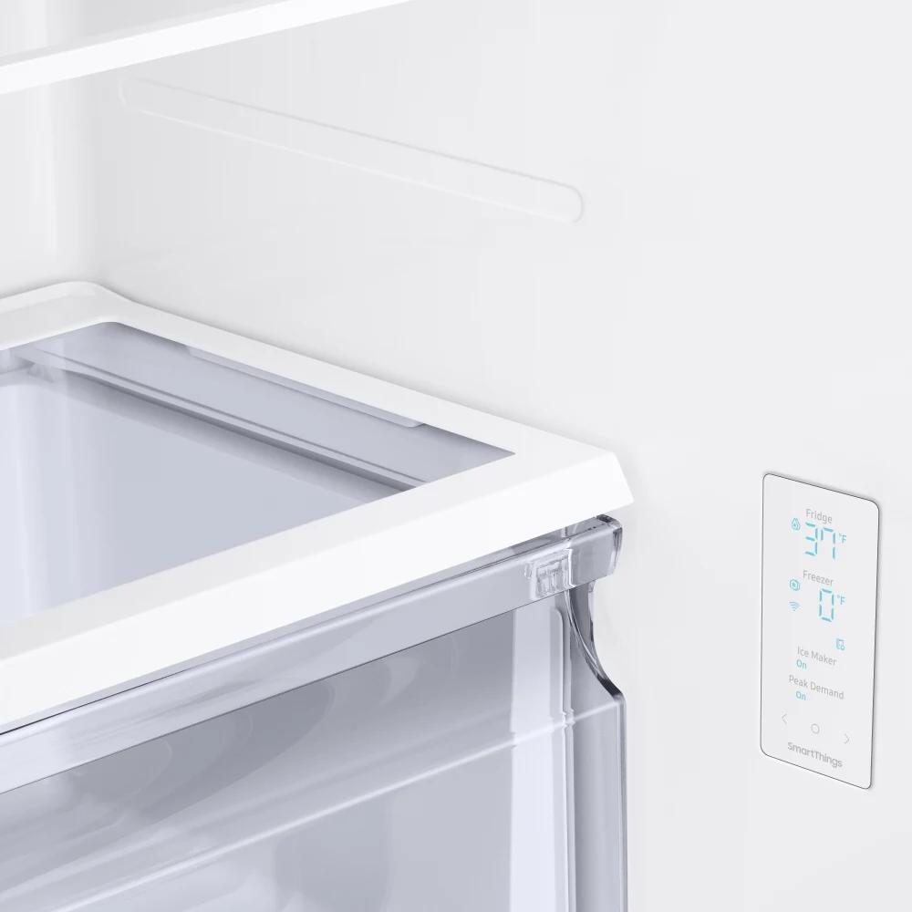  Samsung 18 cu. ft. Counter-Depth French 3-Door Refrigerator RF18A5101SR/AA IMAGE 10