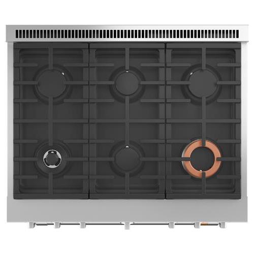 Café 36-inch Freestanding Dual-Fuel Range with 6 Burners C2Y366P3TD1 IMAGE 4