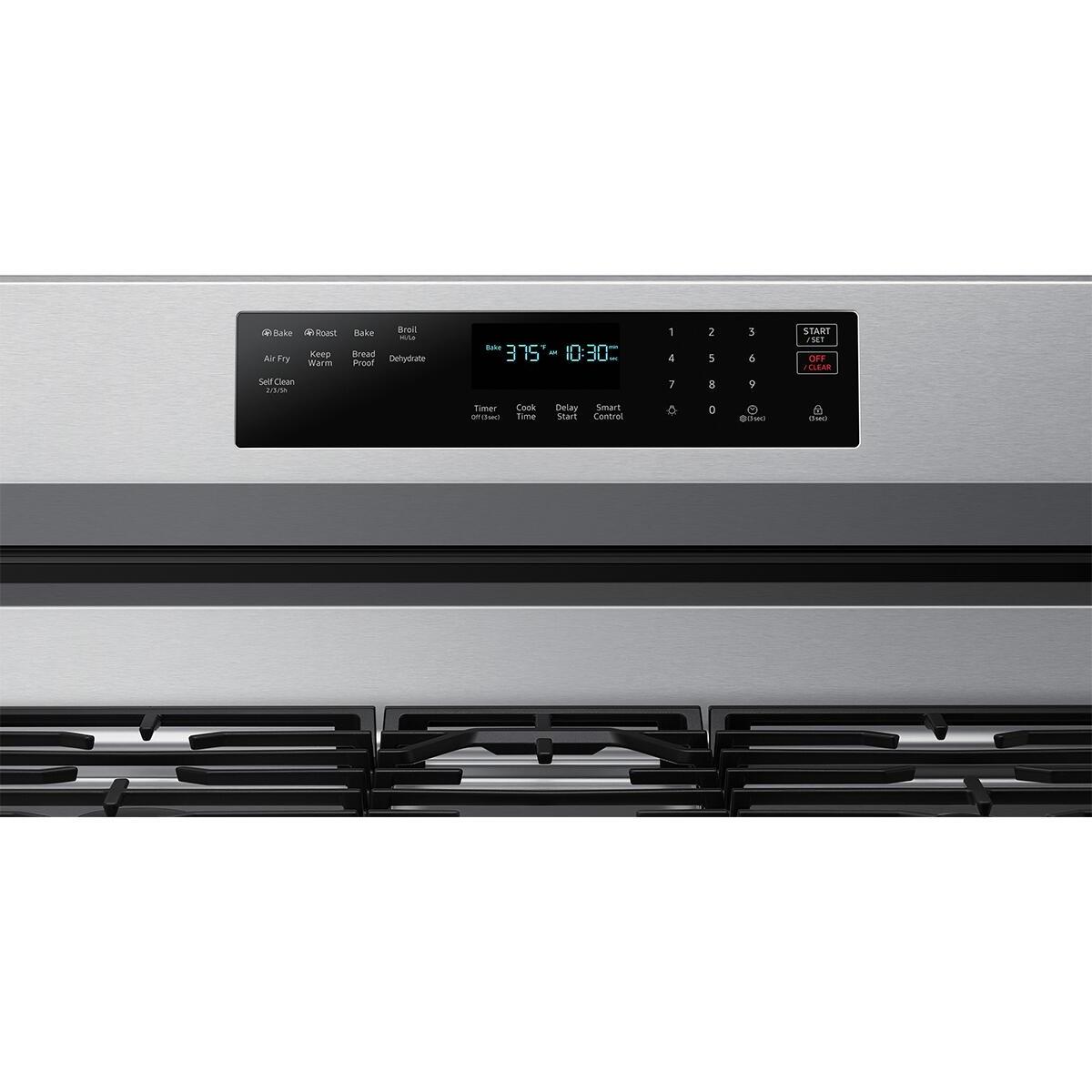  Samsung 30-inch Freestanding Gas Range with WI-FI Connect NX60A6711SS/AA IMAGE 11