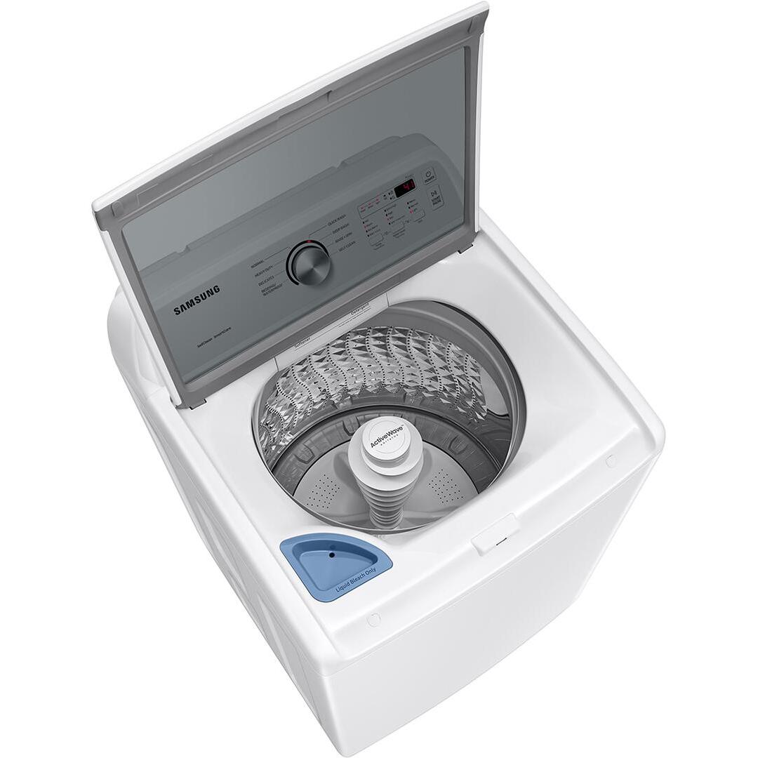  Samsung 5.0 cu.ft. Top Loading Washer with ActiveWave™ Agitator WA44A3205AW/A4 IMAGE 8