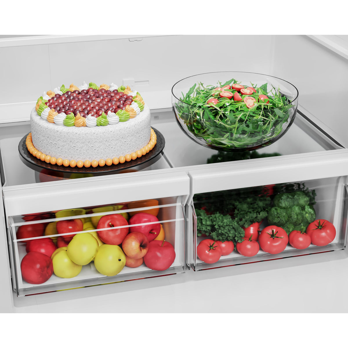  Midea 30-inch, 18.7 cu. ft. Bottom Freezer Refrigerator MRB19B7AWW IMAGE 5