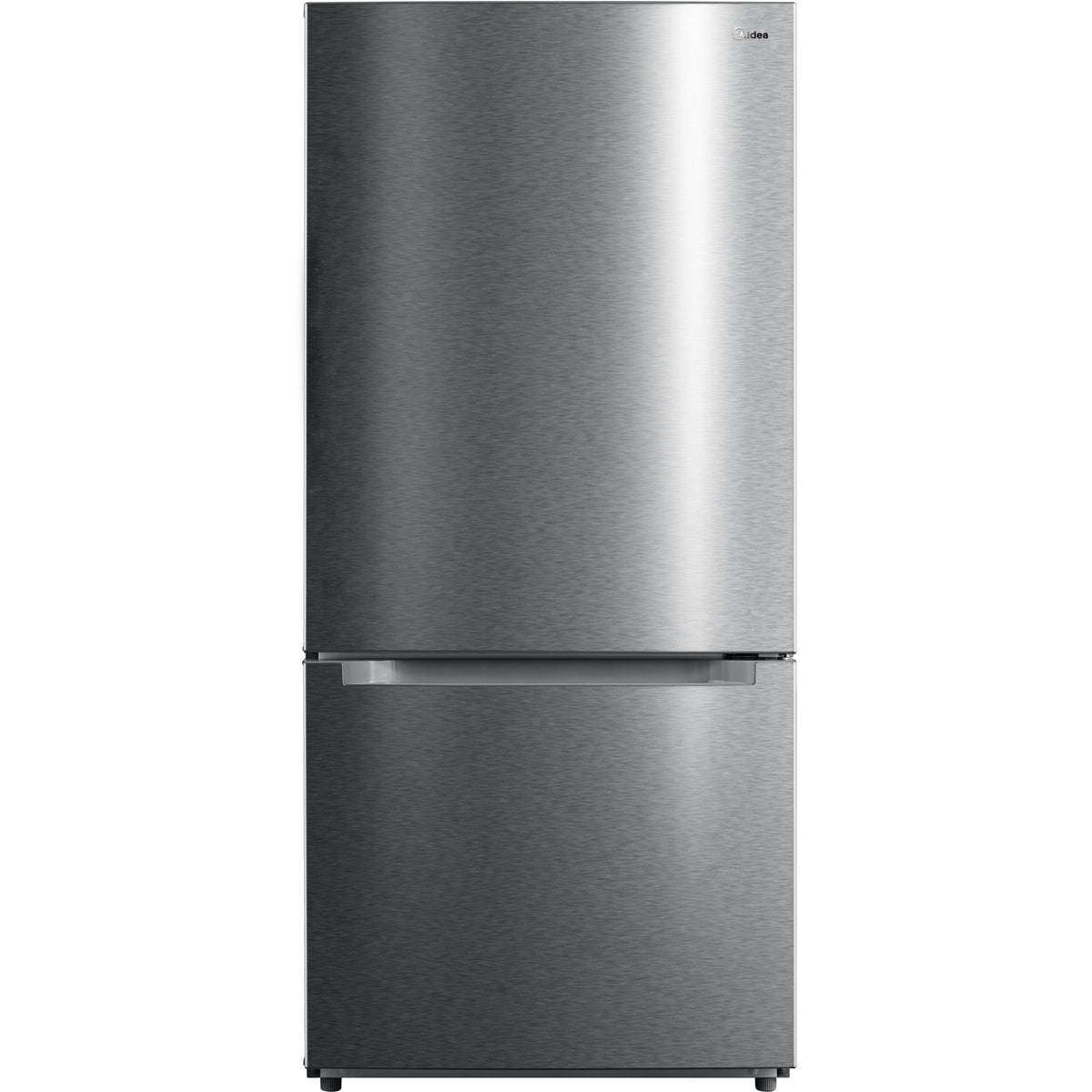  Midea 30-inch, 18.7 cu. ft. Bottom Freezer Refrigerator MRB19B7AST IMAGE 1