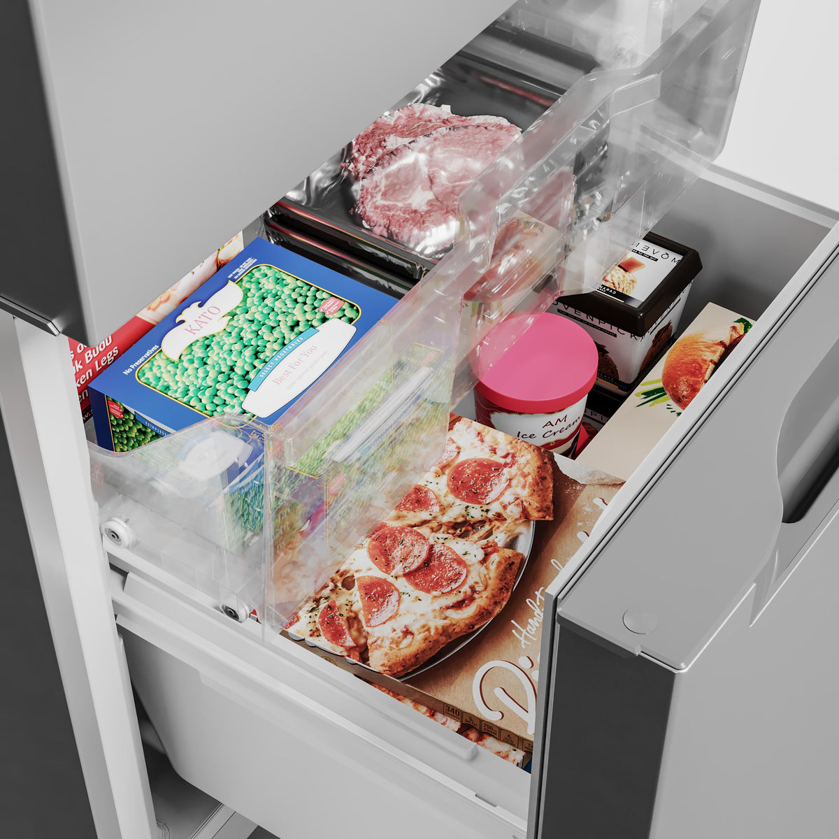  Midea 30-inch, 18.7 cu. ft. Bottom Freezer Refrigerator MRB19B7AST IMAGE 6