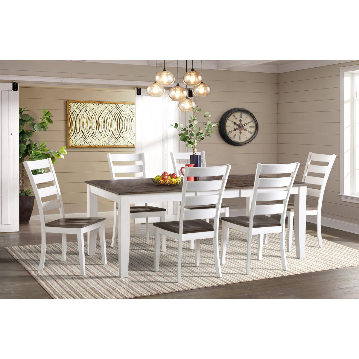  Intercon Furniture Kona Dining Table KA-TA-4278B-GWH-C IMAGE 3