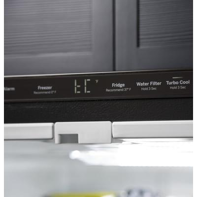  GE 33-inch, 24.8 cu. ft. French 3-Door Refrigerator with Internal Water Dispenser GNE25JYKFS IMAGE 5