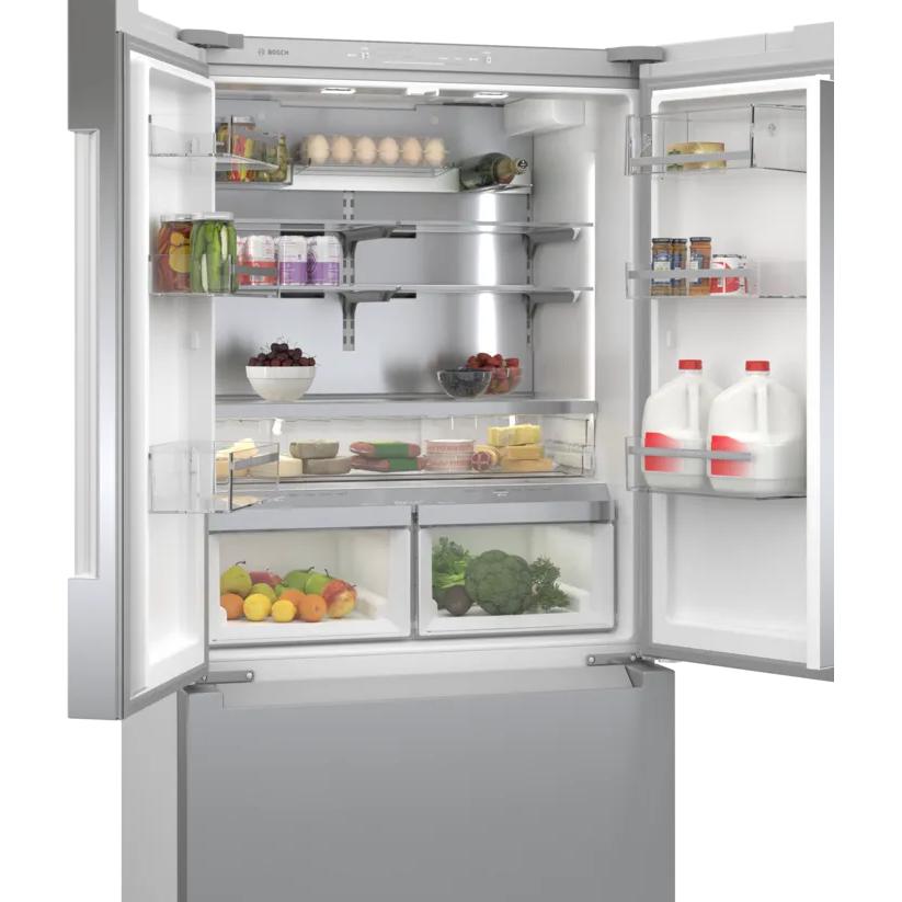  Bosch 36-inch, 20.8 cu.ft. Counter-Depth French 3-Door Refrigerator with FarmFresh System™ B36CT81ENS IMAGE 5
