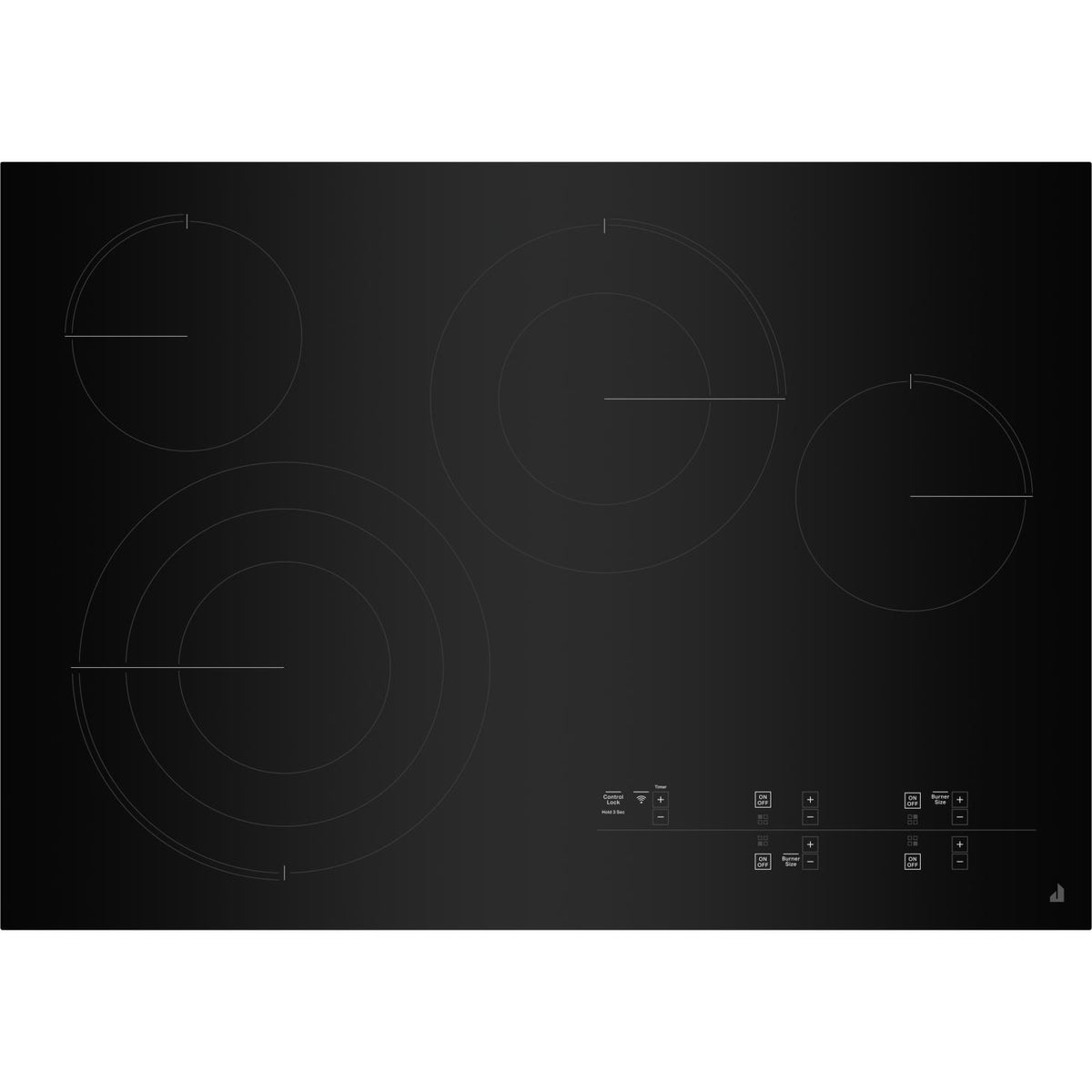  JennAir 30-inch Built-In Electric Cooktop with Emotive Controls JEC4430KB IMAGE 1