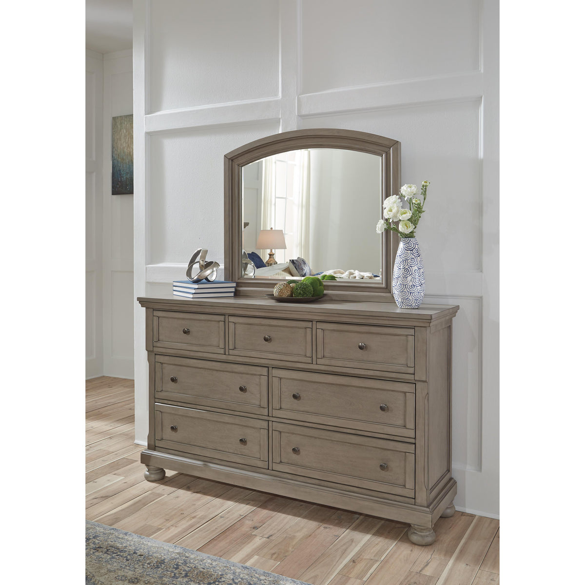  Signature Design by Ashley Lettner B733B1 Dresser and Mirror IMAGE 2