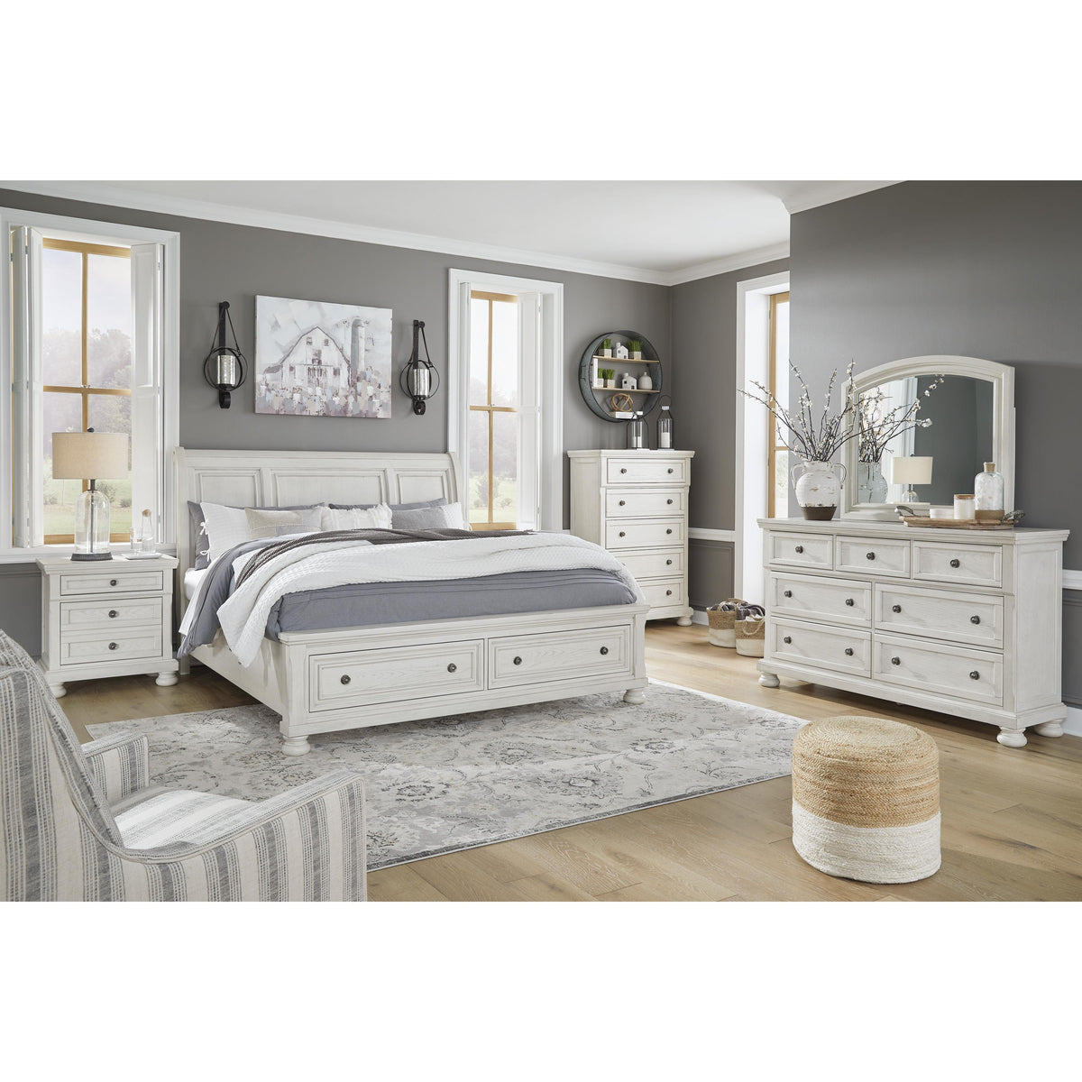  Signature Design by Ashley Robbinsdale B742B3 Queen Sleigh Bed with Storage IMAGE 8
