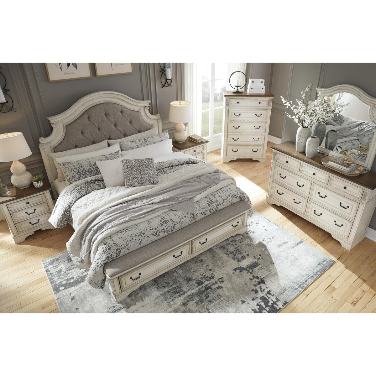  Signature Design by Ashley Realyn B743B21 California King Upholstered Bed IMAGE 6