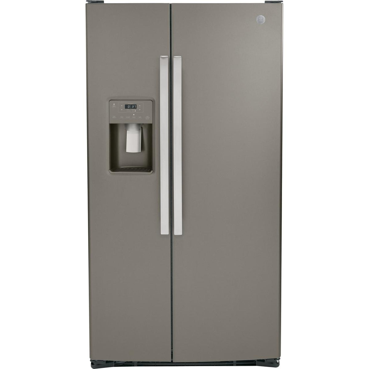  GE 36-inch, 25.3 cu. ft. Side-by-Side Refrigerator with Water and Ice Dispenser GSS25GMPES IMAGE 1