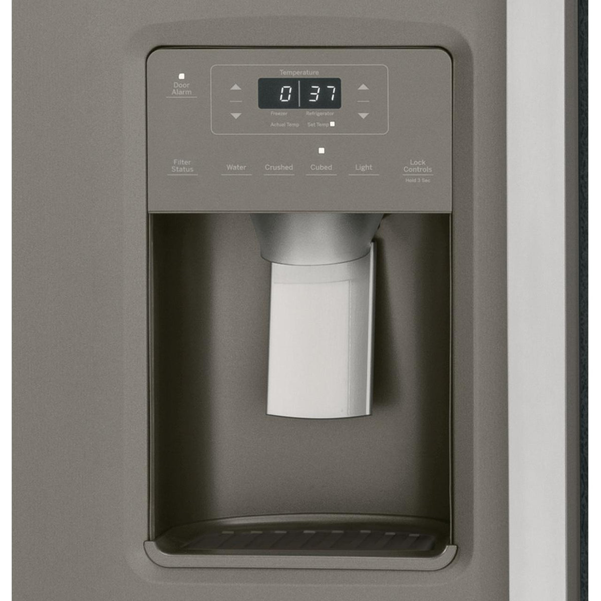  GE 36-inch, 25.3 cu. ft. Side-by-Side Refrigerator with Water and Ice Dispenser GSS25GMPES IMAGE 4