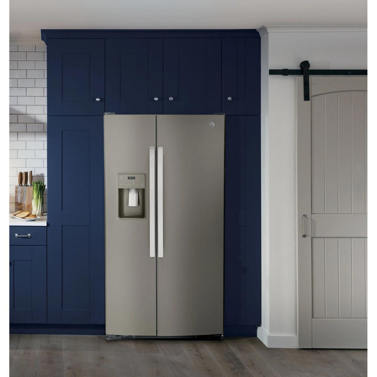  GE 36-inch, 25.3 cu. ft. Side-by-Side Refrigerator with Water and Ice Dispenser GSS25GMPES IMAGE 7