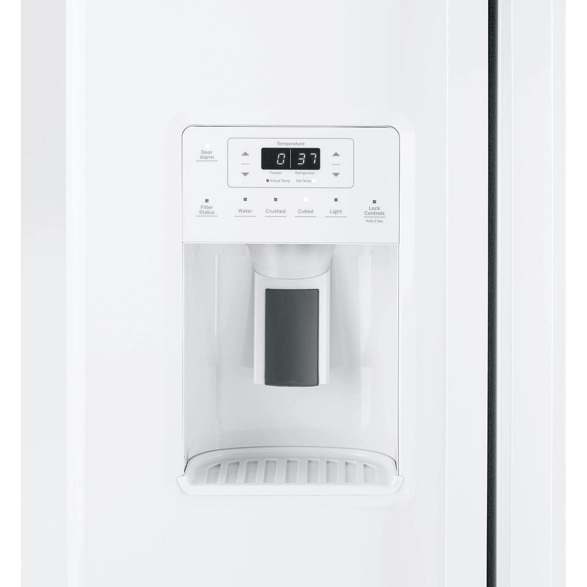  GE 33-inch, 23 cu. ft. Side-By-Side Refrigerator with Water and Ice Dispensing System GSS23GGPWW IMAGE 4