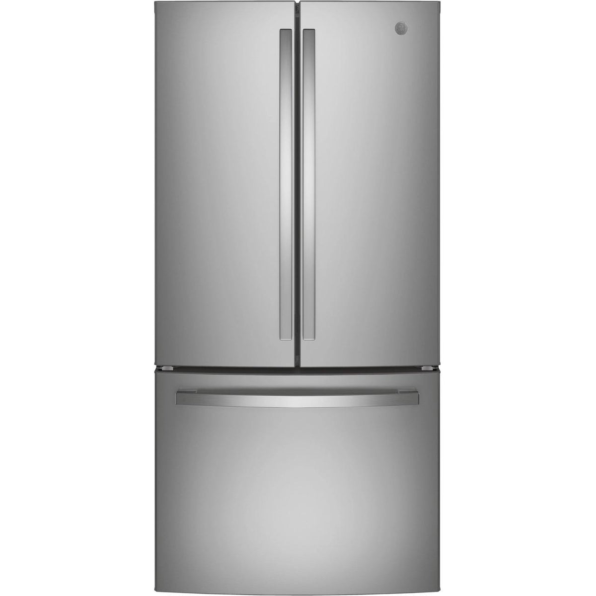  GE 33-inch, 18.6 cu. ft. Counter-Depth French-Door Refrigerator GWE19JYLFS IMAGE 1