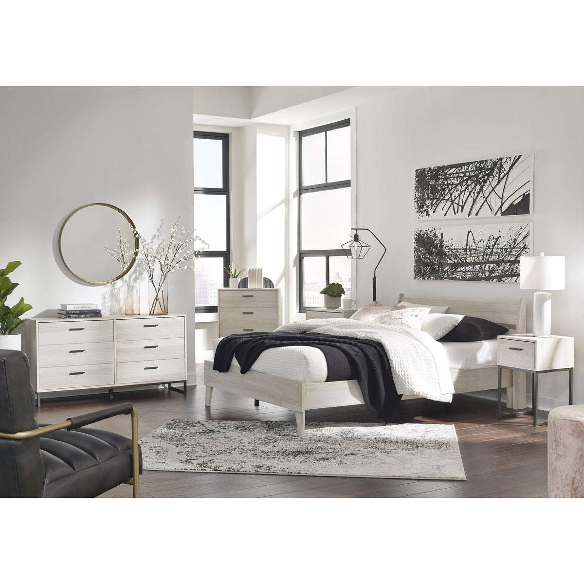  Signature Design by Ashley Socalle EB1864-113 Queen Platform Bed IMAGE 4