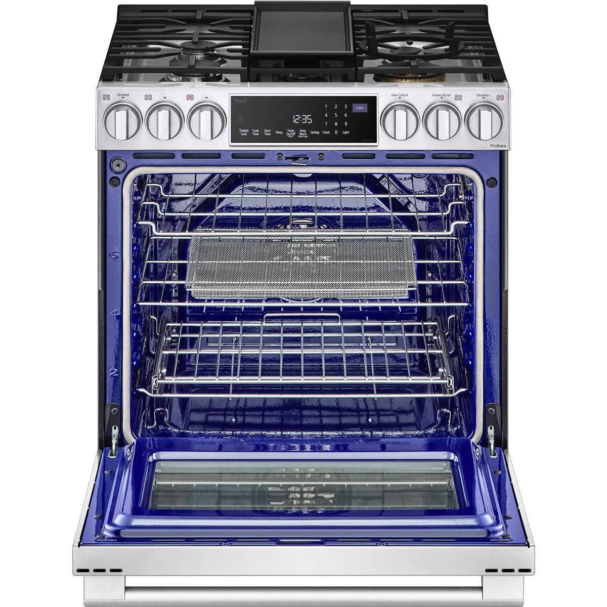  LG STUDIO Studio 30-inch Slide-in Gas Range with Convection Technology LSGS6338F IMAGE 5