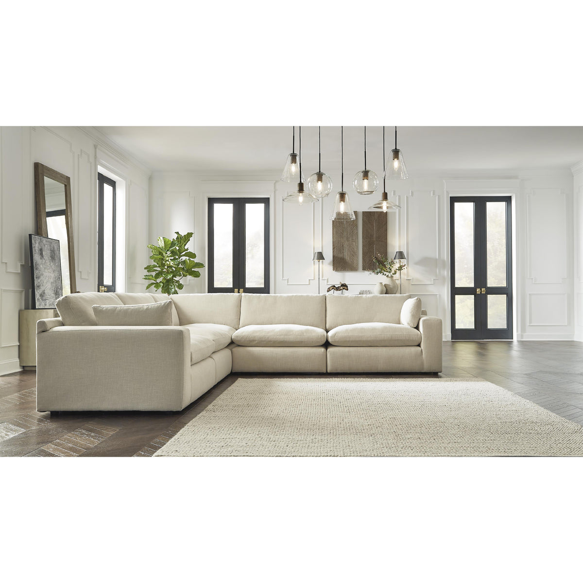  Benchcraft Elyza 10006S5 5 pc Sectional IMAGE 3