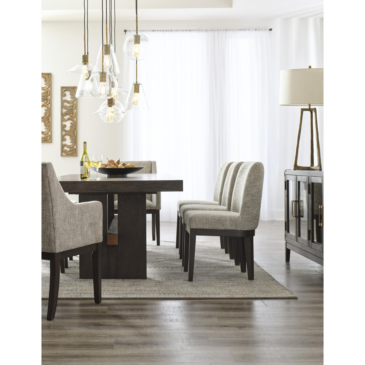 Signature Design by Ashley Burkhaus D984-01A Dining Upholstered Arm Chair IMAGE 15