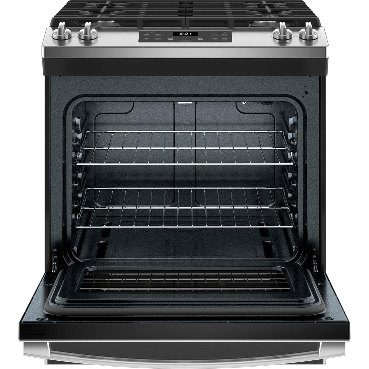  GE 30-inch Slide-in Gas Range JCGSS61SPSS IMAGE 3
