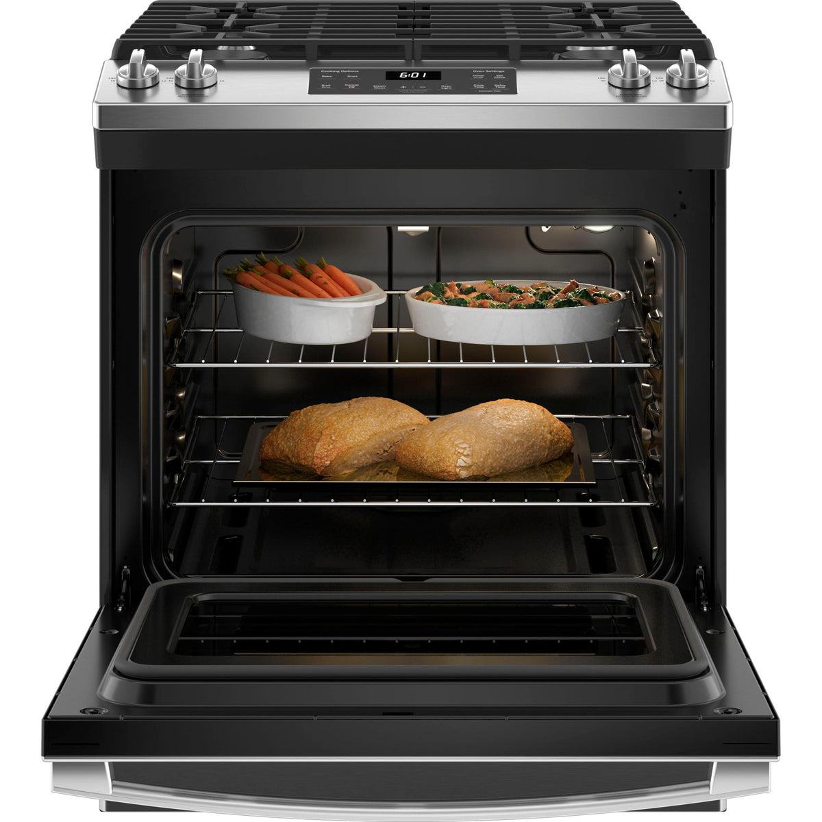  GE 30-inch Slide-in Gas Range JCGSS61SPSS IMAGE 5