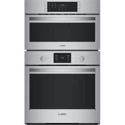  Bosch 30-inch Built-in Speed Combination Double Wall Oven HBL5754UC IMAGE 1