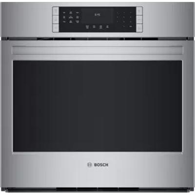  Bosch 30-inch Built-in Single Wall Oven with Air Fry HBL8454UC IMAGE 1