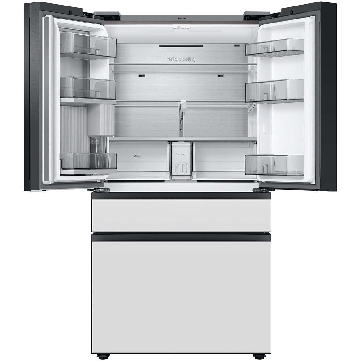  Samsung 36-inch, 29 cu.ft. French 4-Door Refrigerator with Family Hub™ RF29BB8900AWAC IMAGE 3